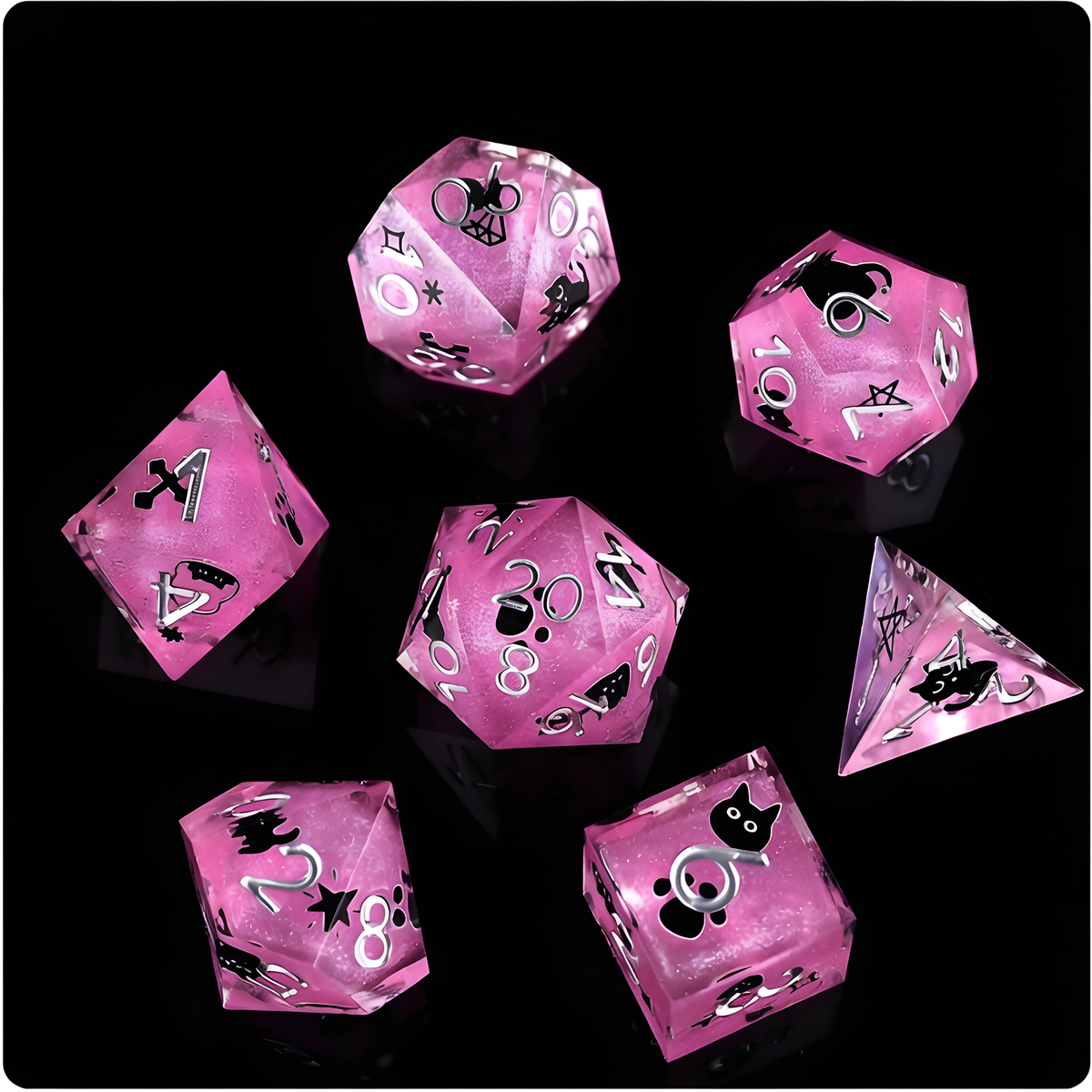 Double-layer Dice Set of 7