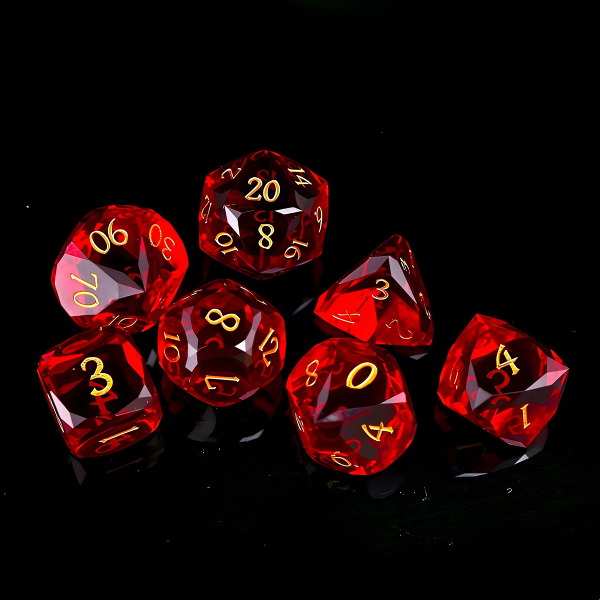 Polyhedral Dice Set of 7