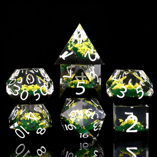 Embedded Dice set of 7