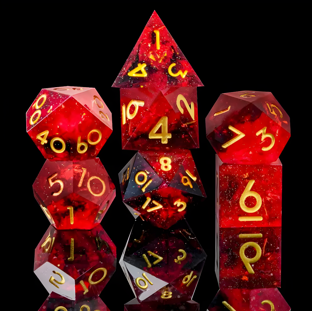 Polyhedral Dice Set of 7