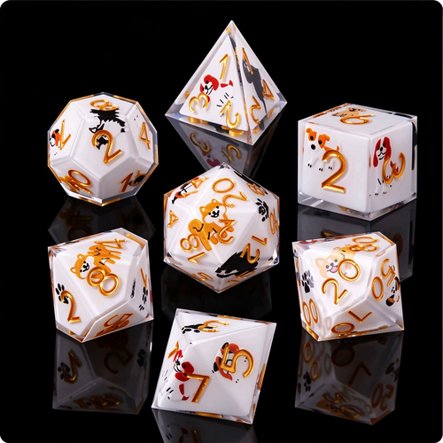 Double-layer Dice Set of 7